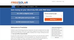 Desktop Screenshot of freesolar.co.uk