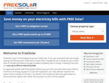 Tablet Screenshot of freesolar.co.uk